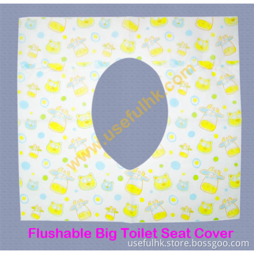 Flushable Big Toilet Seat Cover (T1S5)